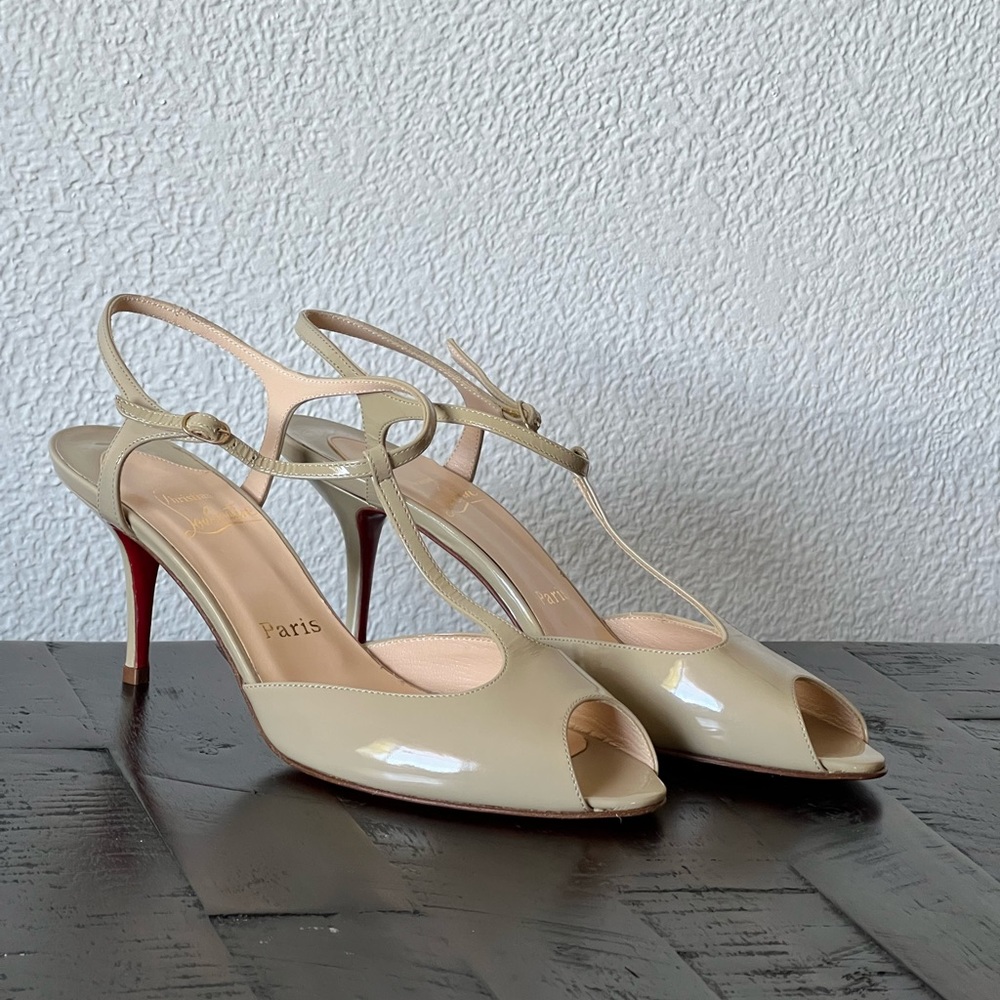 Christian Louboutin T Strap Sandals
